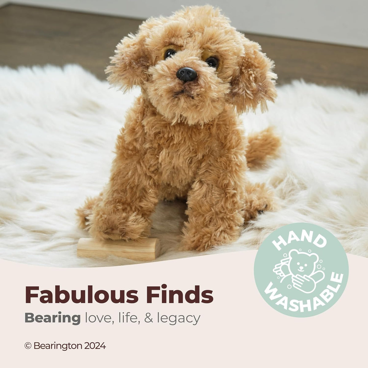 Bearington Lovely Doodles Perro de Peluche Color Caramelo de 14 pul...