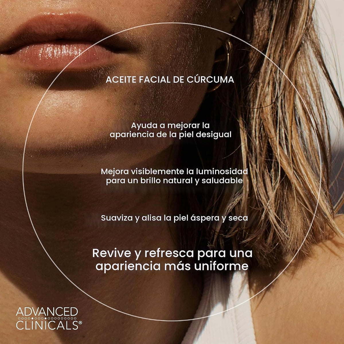 Advanced Clinicals - Suero de aceite de cúrcuma para la cara | Suer...