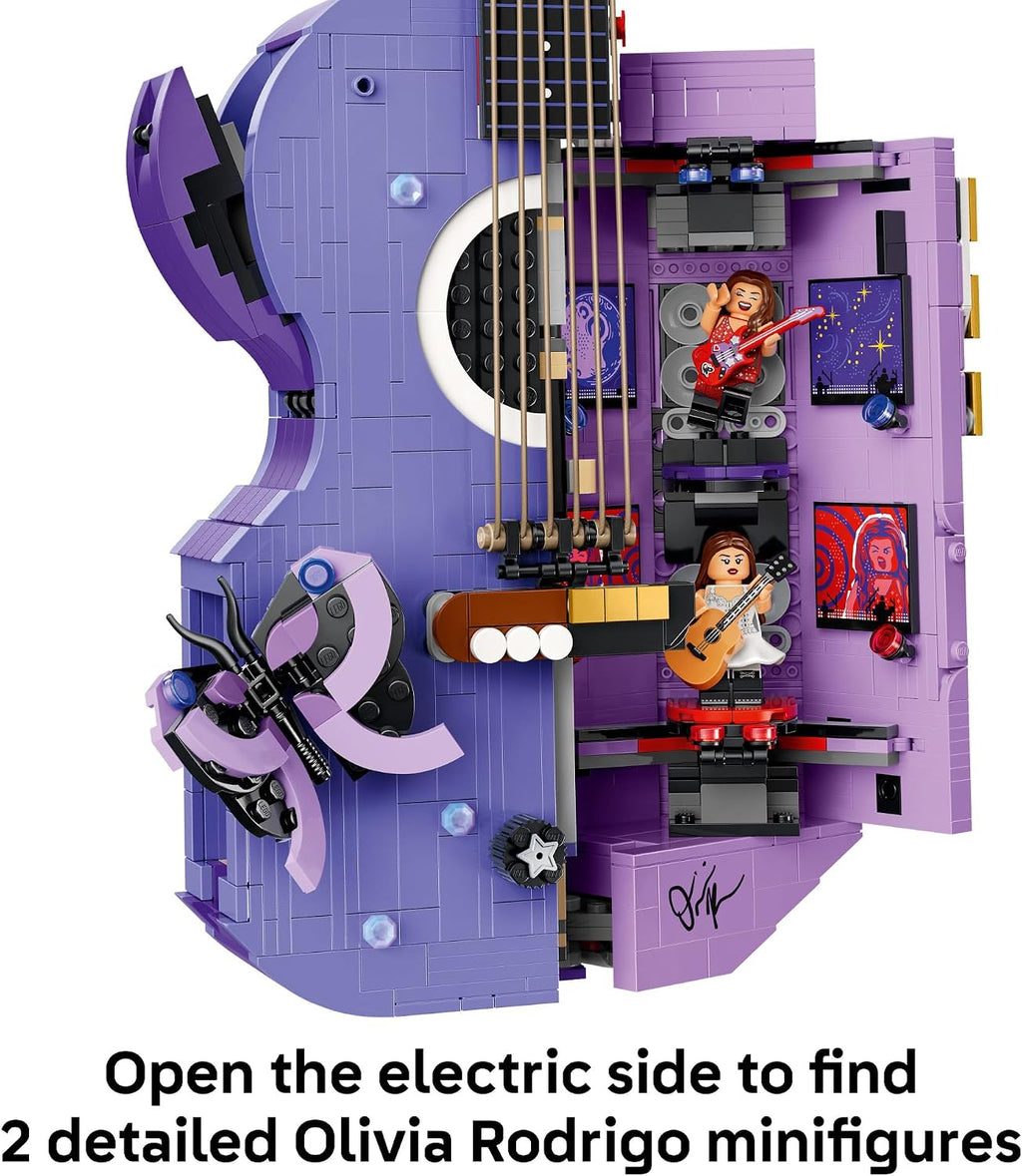 LEGO Editions Olivia Rodrigo's Dual Guitar - Juguete de constru...