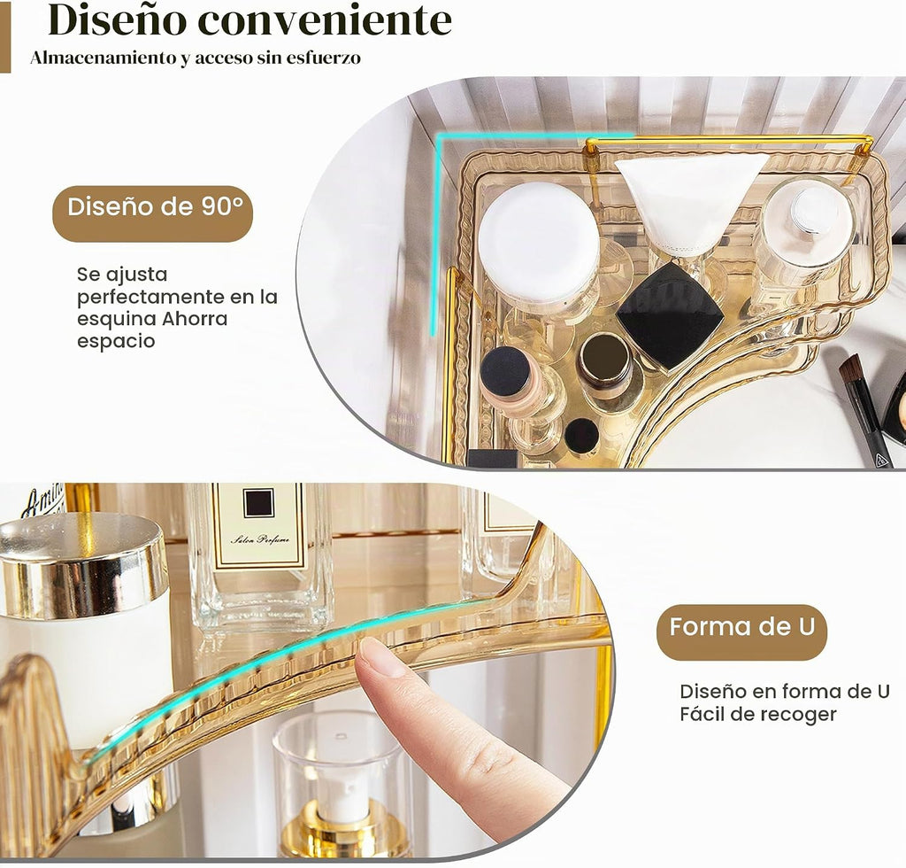 Aveniee Organizador de Esquina para Encimera de Baño, Estante de En...
