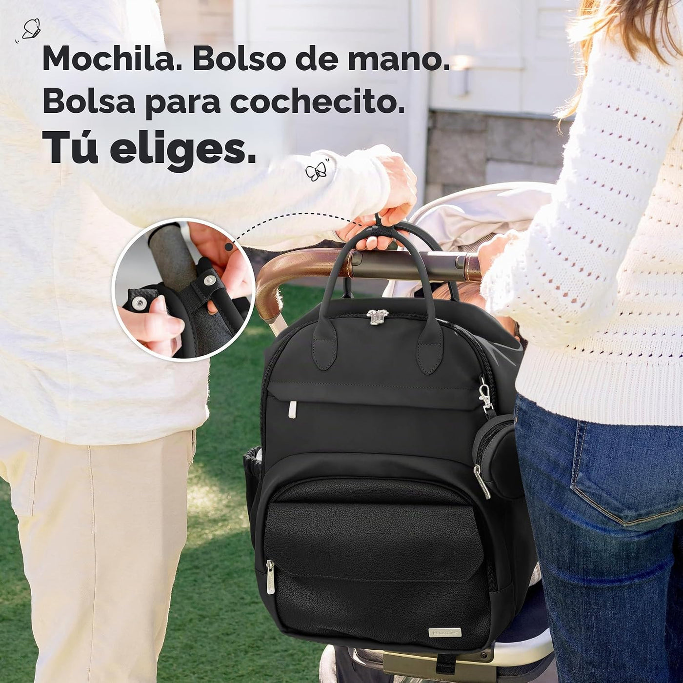 KeaBabies Mochila para Pañales - Mochilas Multifuncionales de Viaje...