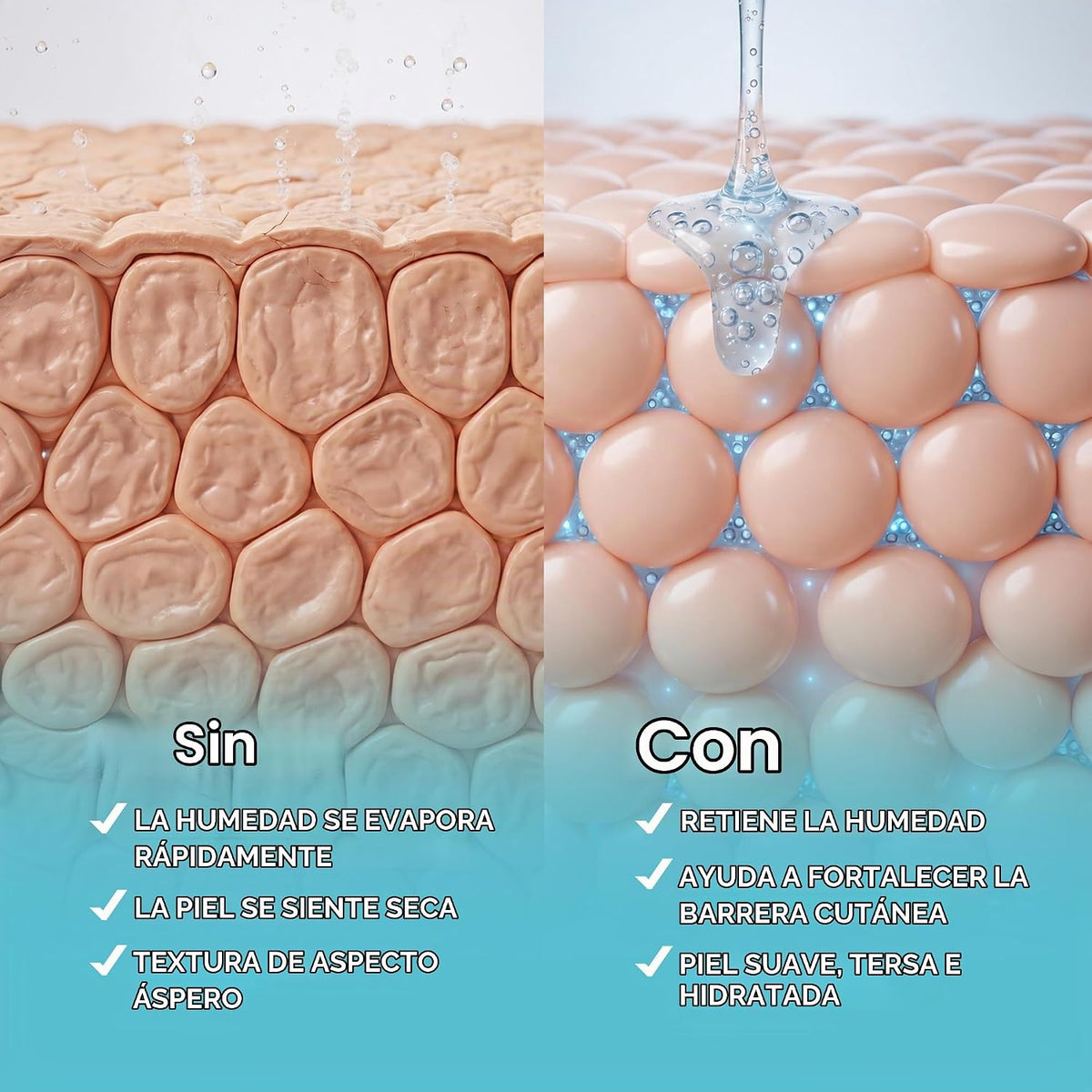 Ember Cloud Suero de ácido hialurónico para cara, cuello y labios d...