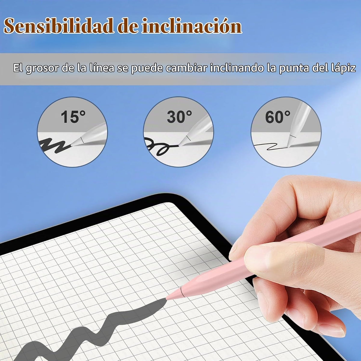Lápiz óptico para iPad 2026-2018, lápiz de carga rápida de 15 minut...