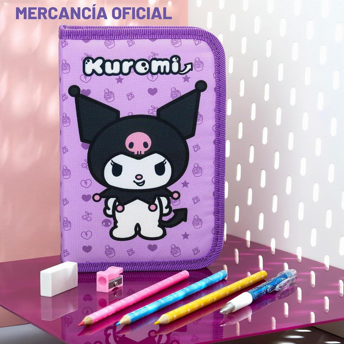 Hello Kitty Sanrio - Estuche para lápices Kawaii para niños, marcad...