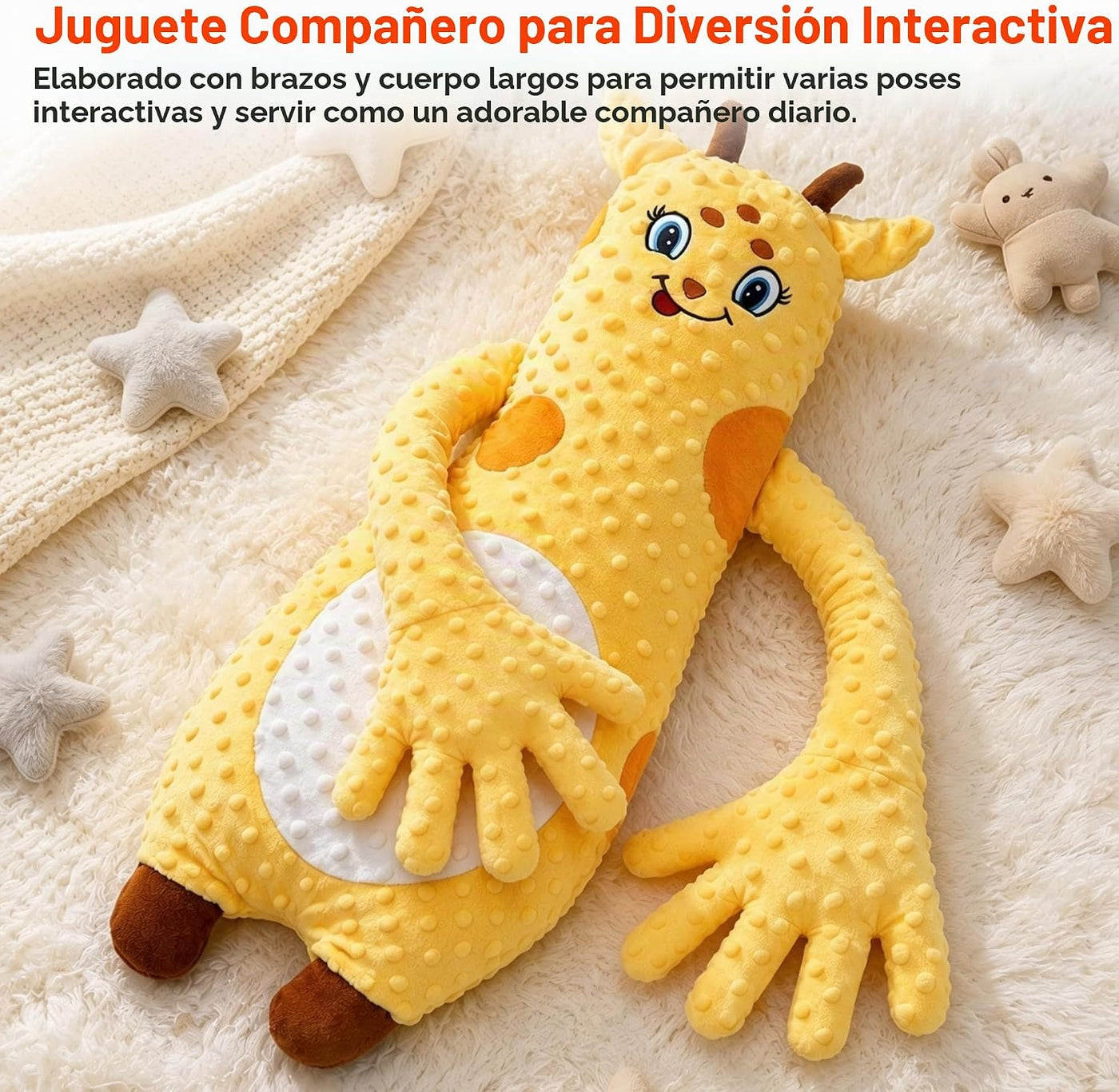 Juguete de peluche interactivo, lindo animal de peluche para niñas...