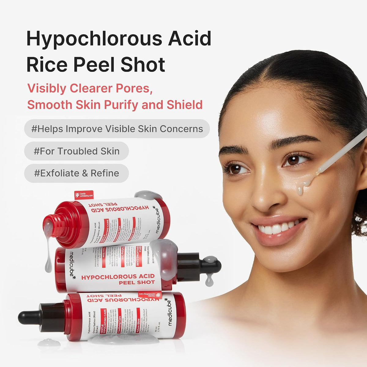 medicube Peel &amp; Swipe Duo - HOCI Peel Shot y almohadilla succín...