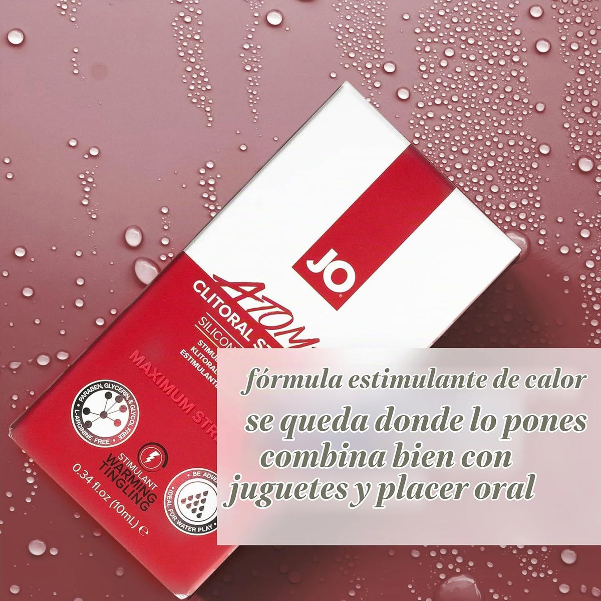 JO Atomic Clitoral Gel \u2013 Gel estimulante del clítoris con base...