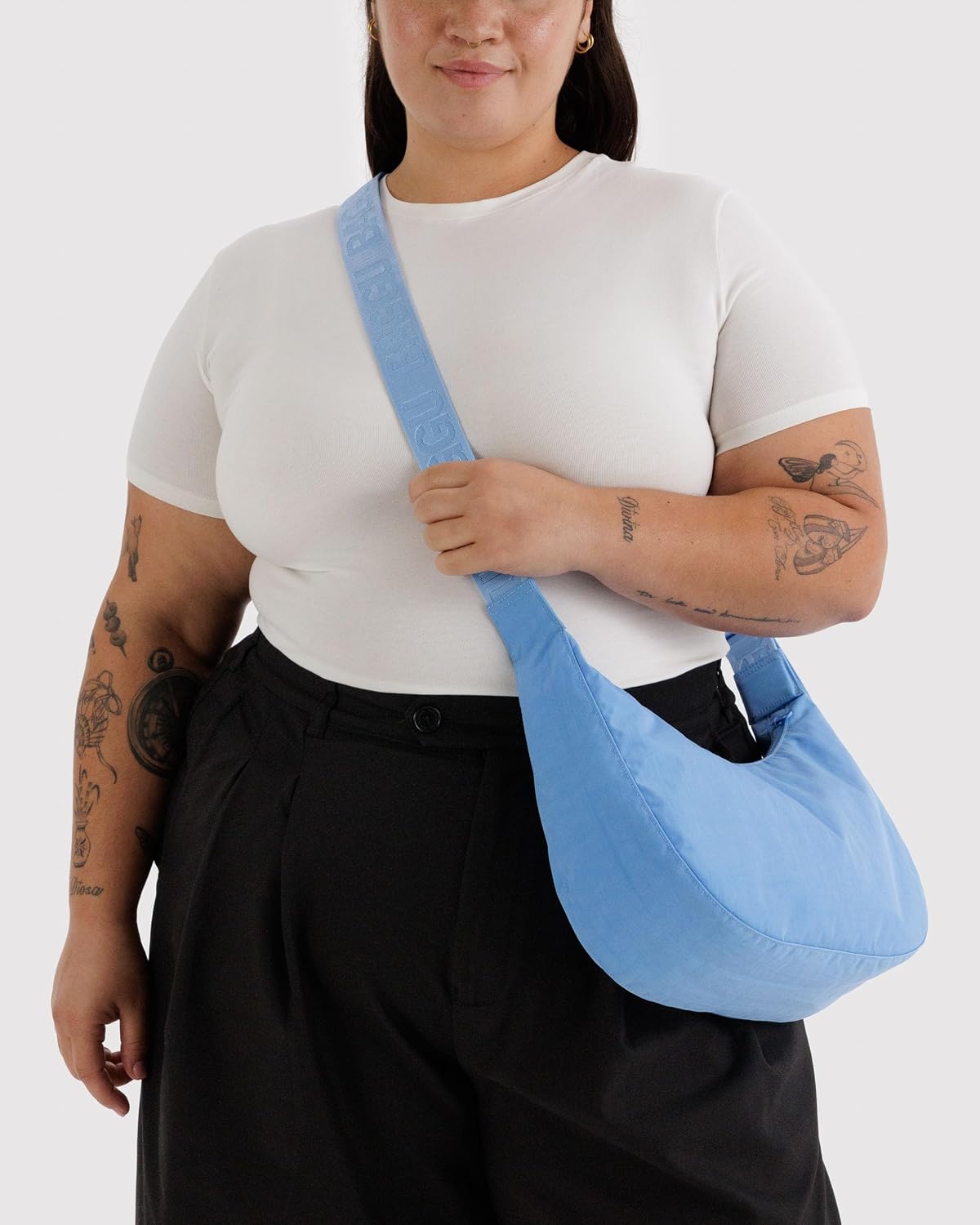 BAGGU Bolsa Media Luna Media Nylon