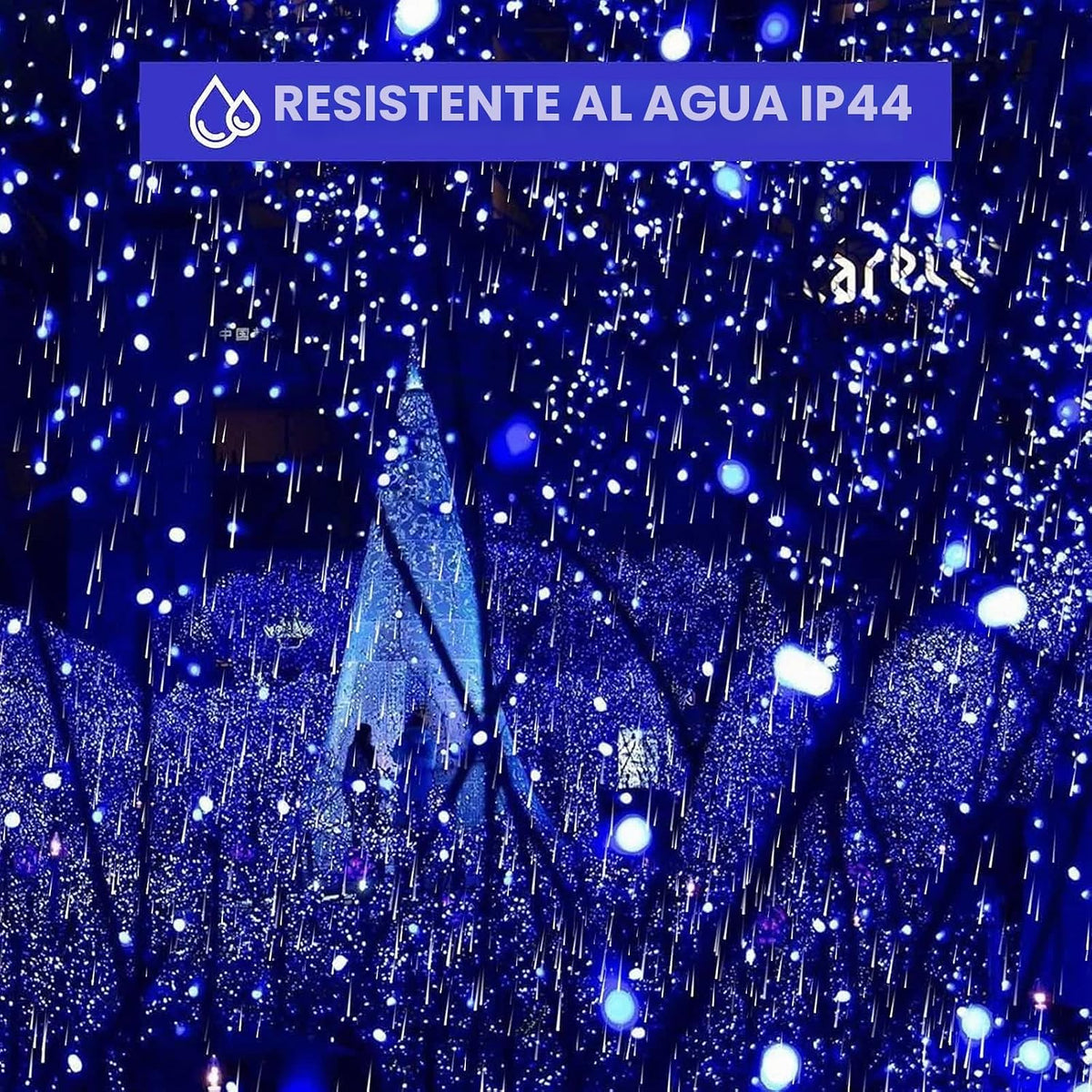 Guirnalda de luces navideñas conectables de 88 pies y 240 LED para...