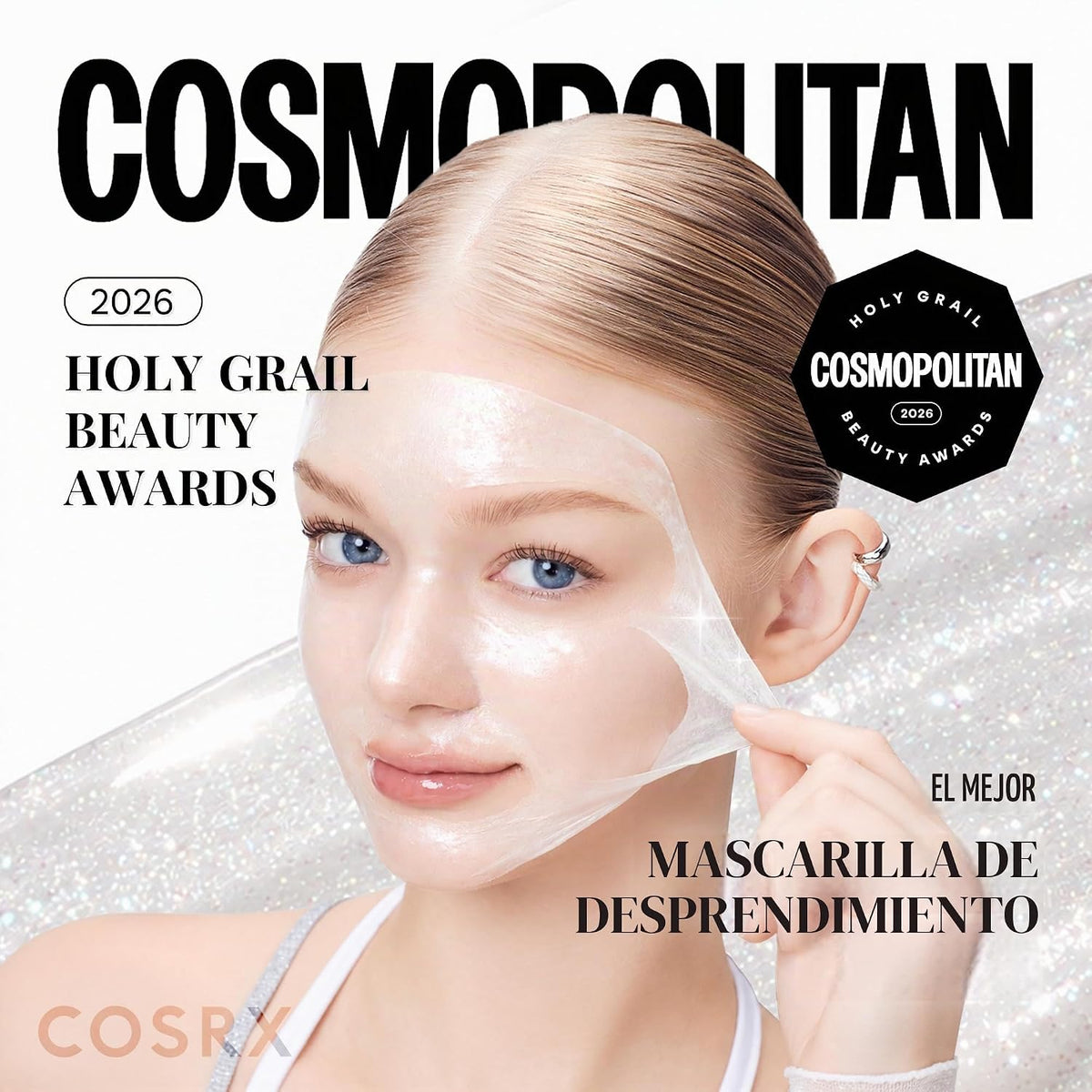 COSRX PDRN Máscara facial de exosoma durante la noche, brillo de pi...