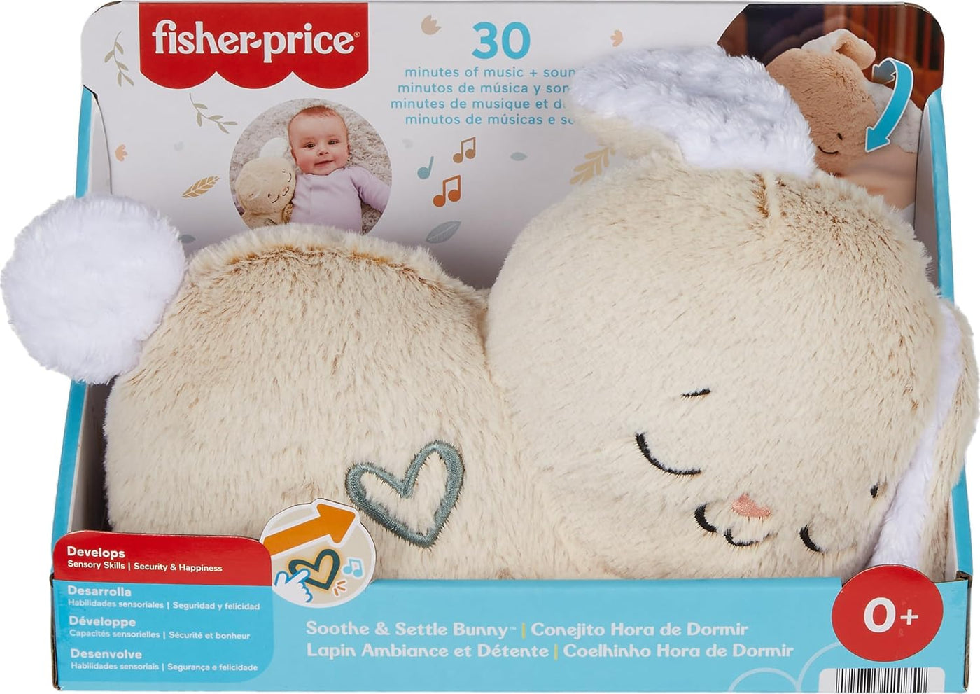 Fisher-Price Baby Sound Machine Soothe &amp; Settle Bunny - Juguete...