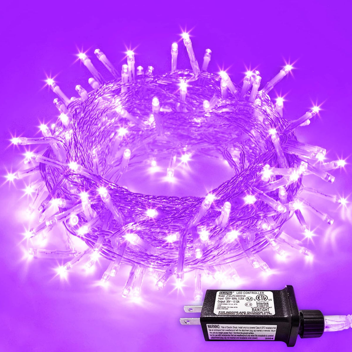JMEXSUSS 200 luces LED de Halloween para interiores y exteriores, g...