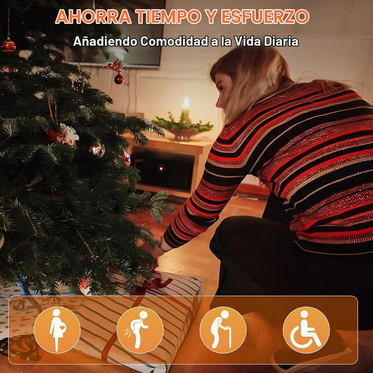 Toma de control remoto para luces de árbol de Navidad, interruptor...