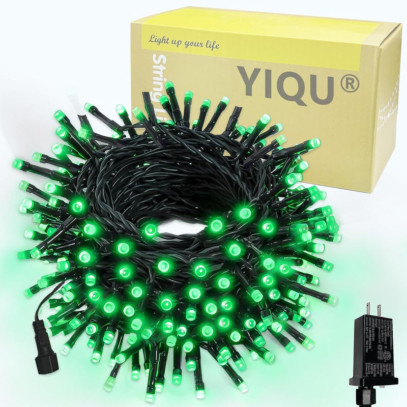 La secuencia verde extensible de la Navidad de 75,8 pies 200 LED en...