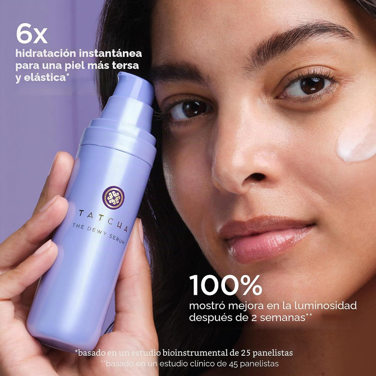 TATCHA The Dewy Serum, ácido hialurónico y colágeno Aminoácido Suero