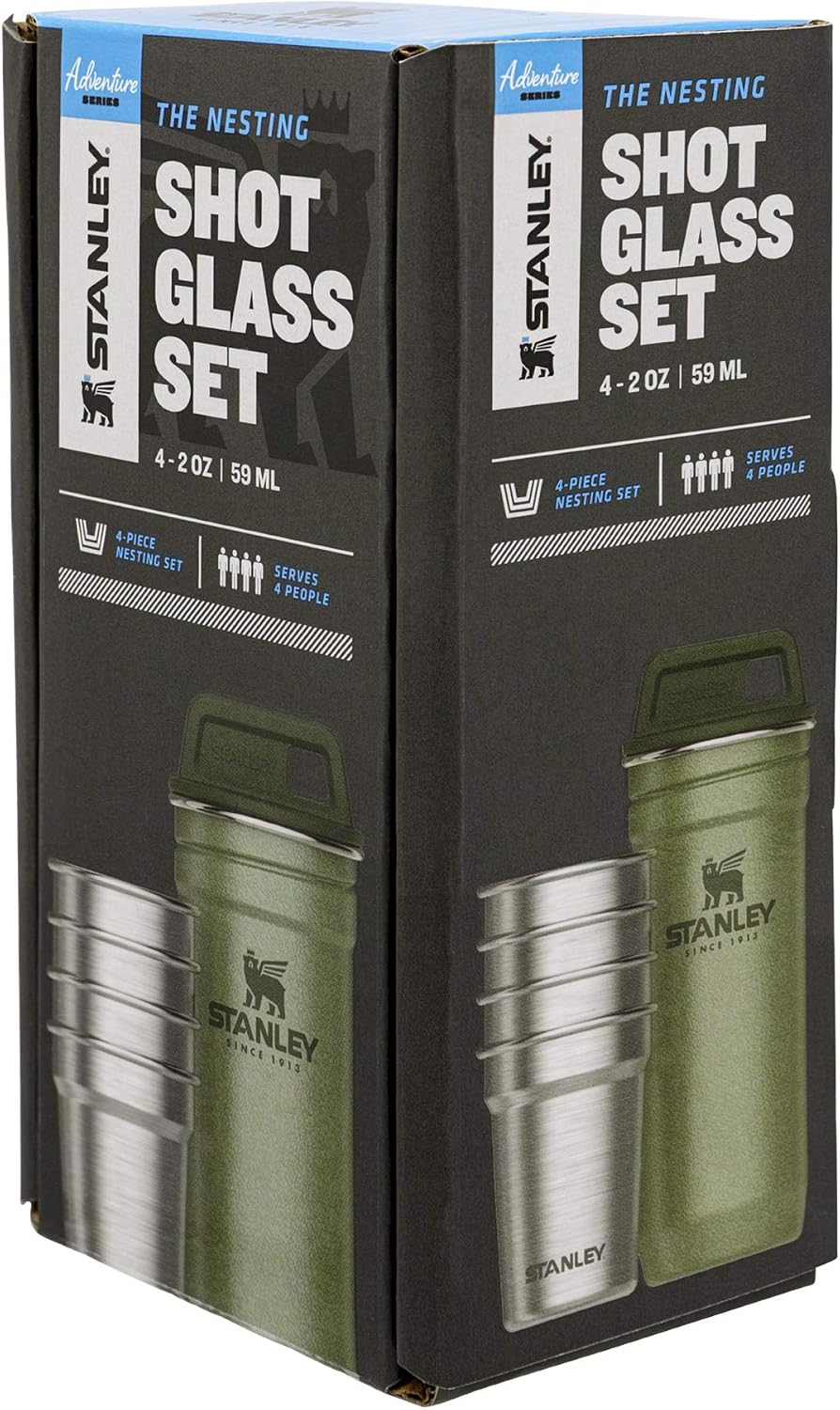 STANLEY Adventure Pre-Party - Juego de vasos de chupito apilables |...