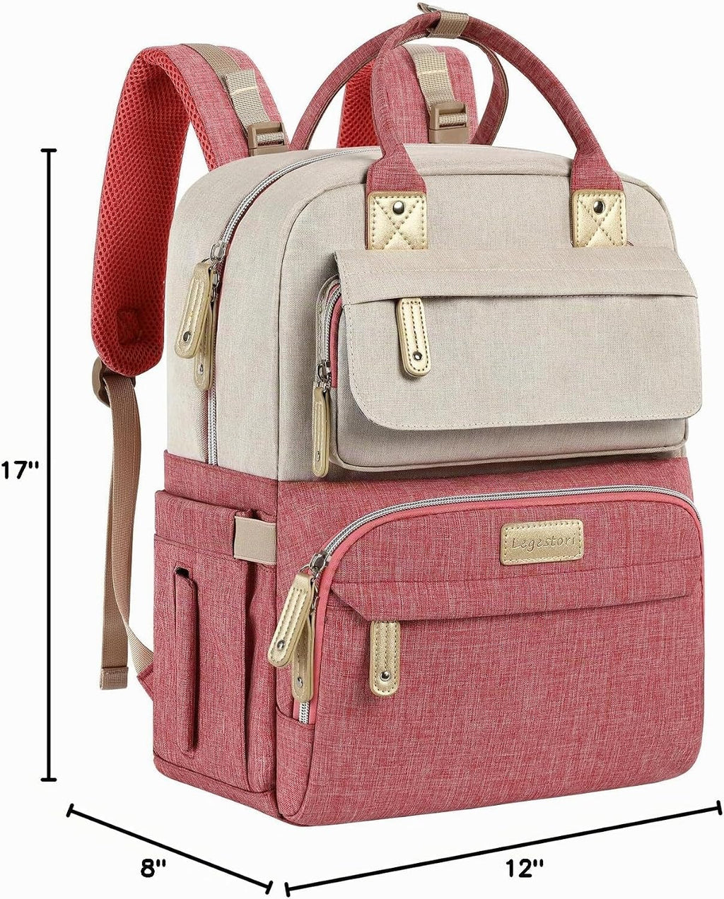 Legestori Mochila para Pañales, Bolsa de Pañales para Bebé Niña, Mo...