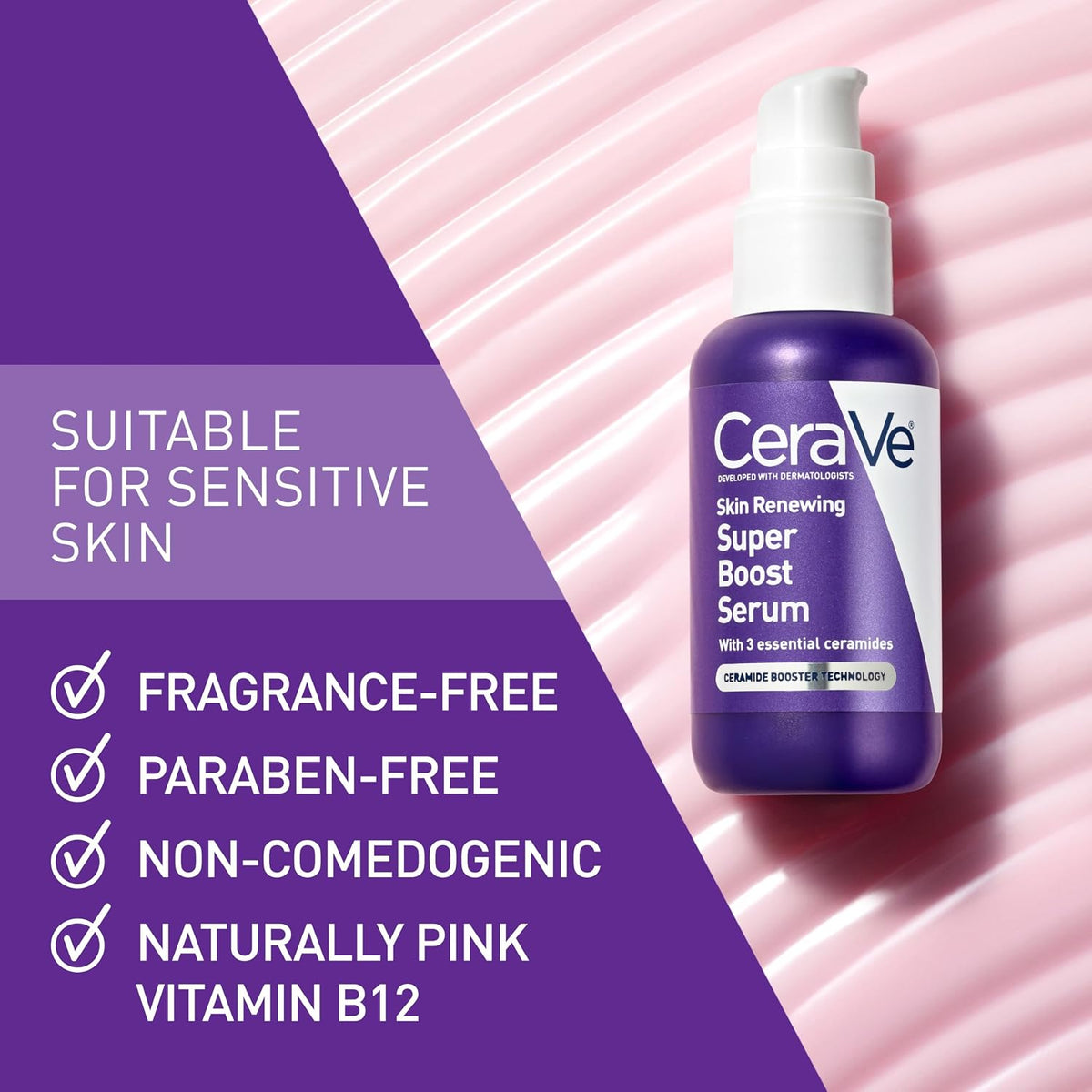 CeraVe Suero antienvejecimiento Super Boost con péptidos y ácido |...