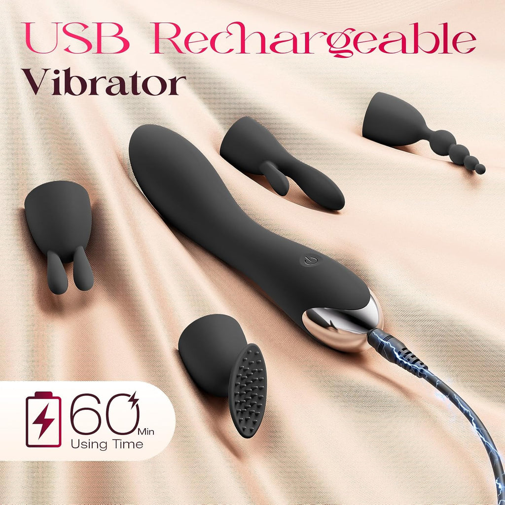 MOOLIGIRL Kits de vibrador de consolador, juguetes sexuales para mu...