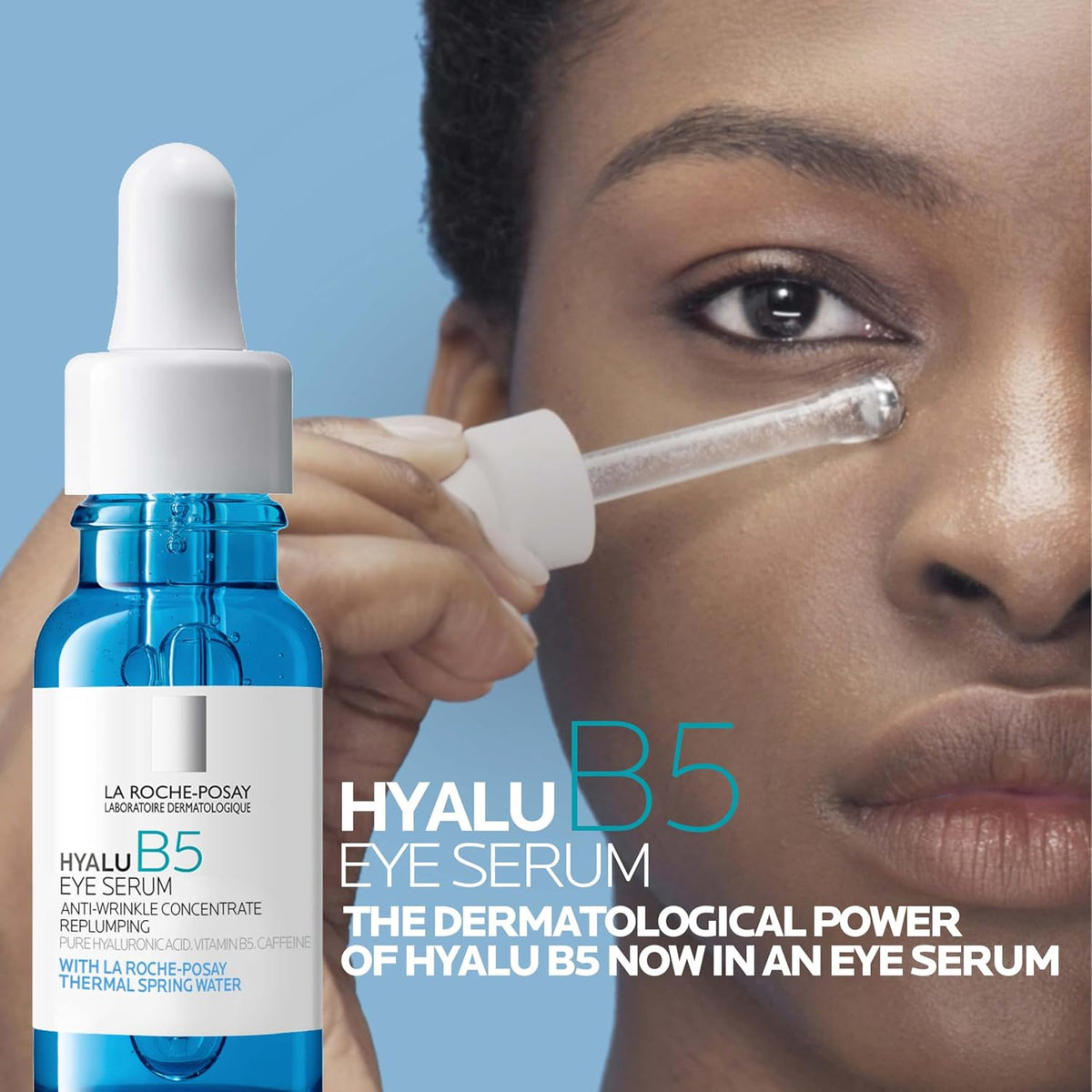 La Roche-Posay Hyalu B5 - Suero para ojos con cafeína para ojeras,...