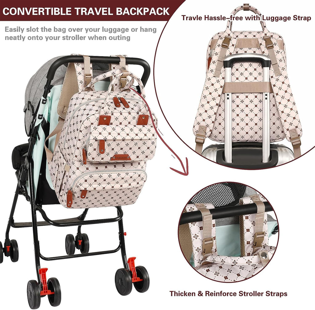 Legestori Mochila para pañales de bebé, bolsa de bebé para niñas, g...