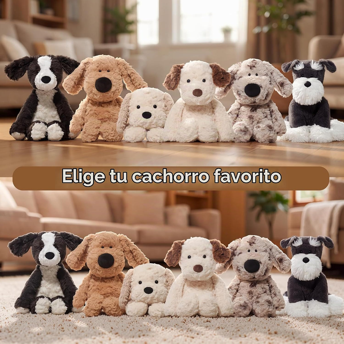 Niceween Animales de peluche, adorables juguetes de peluche de 11.8...