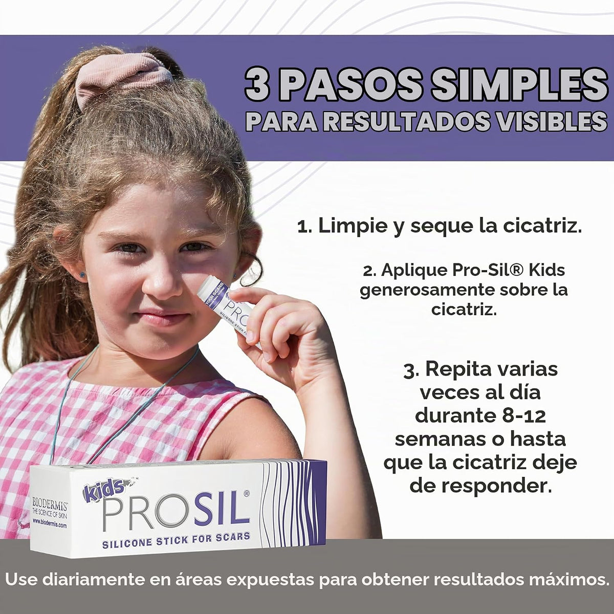 Kids Pro-Sil - Palo de silicona para cicatrices (0.15 oz) | Tratami...