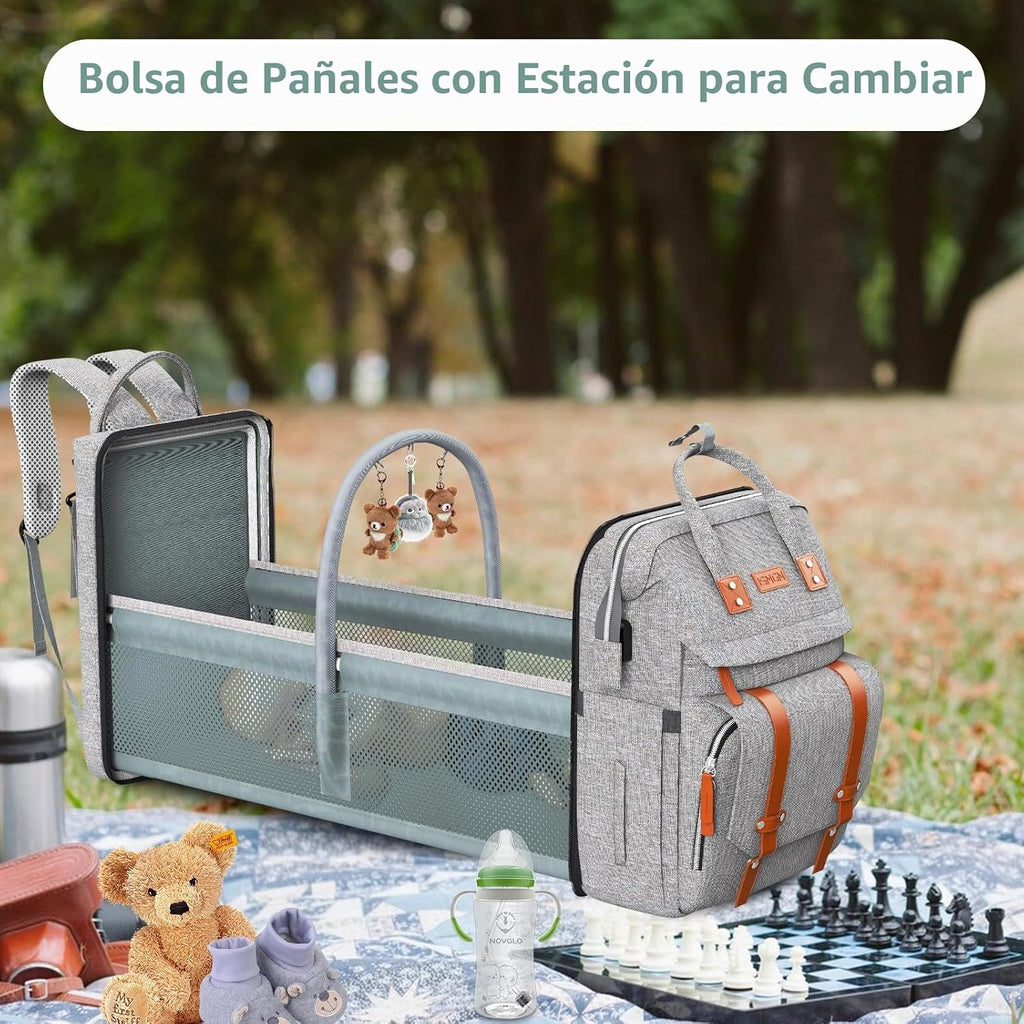 ISMGN - Mochila para pañales con cambiador, regalos para baby showe...