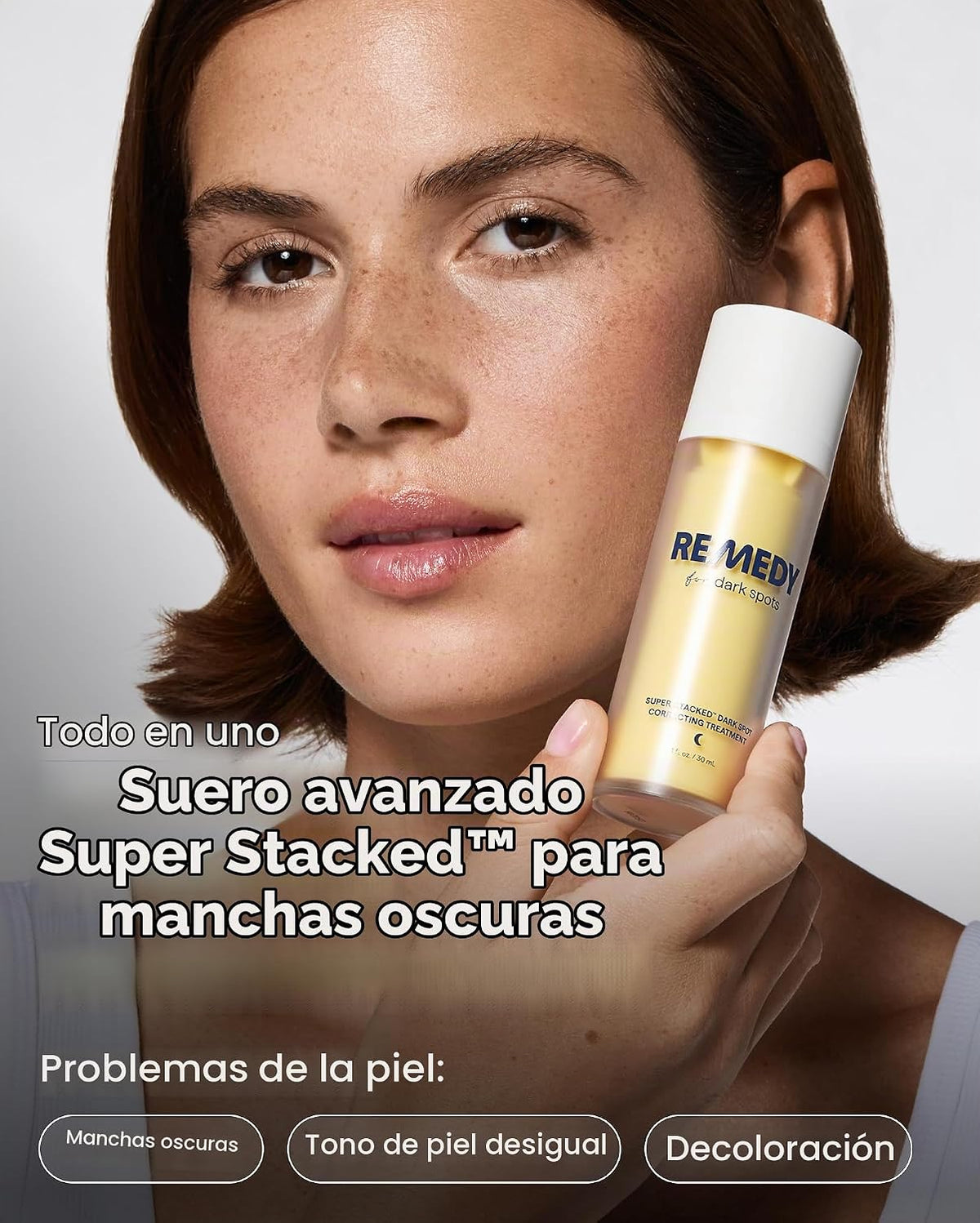 Remedio El trío Super Stack | Sistema dirigido de 3 piezas | Mancha...