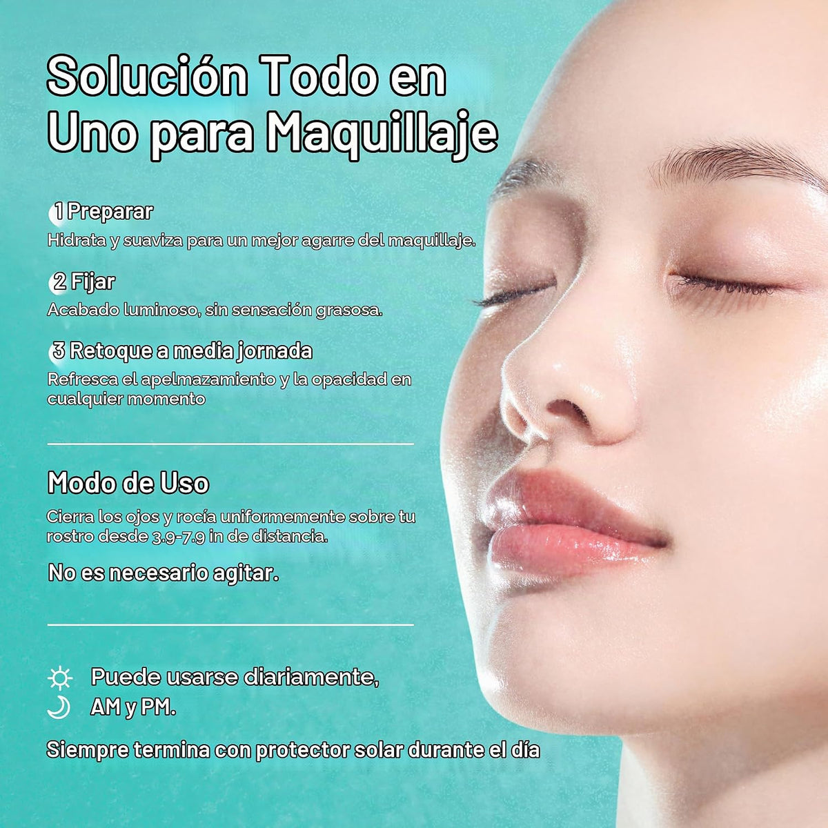 ANUA PDRN Collagen Glow - Suero facial en aerosol, 1.01 onzas líqui...