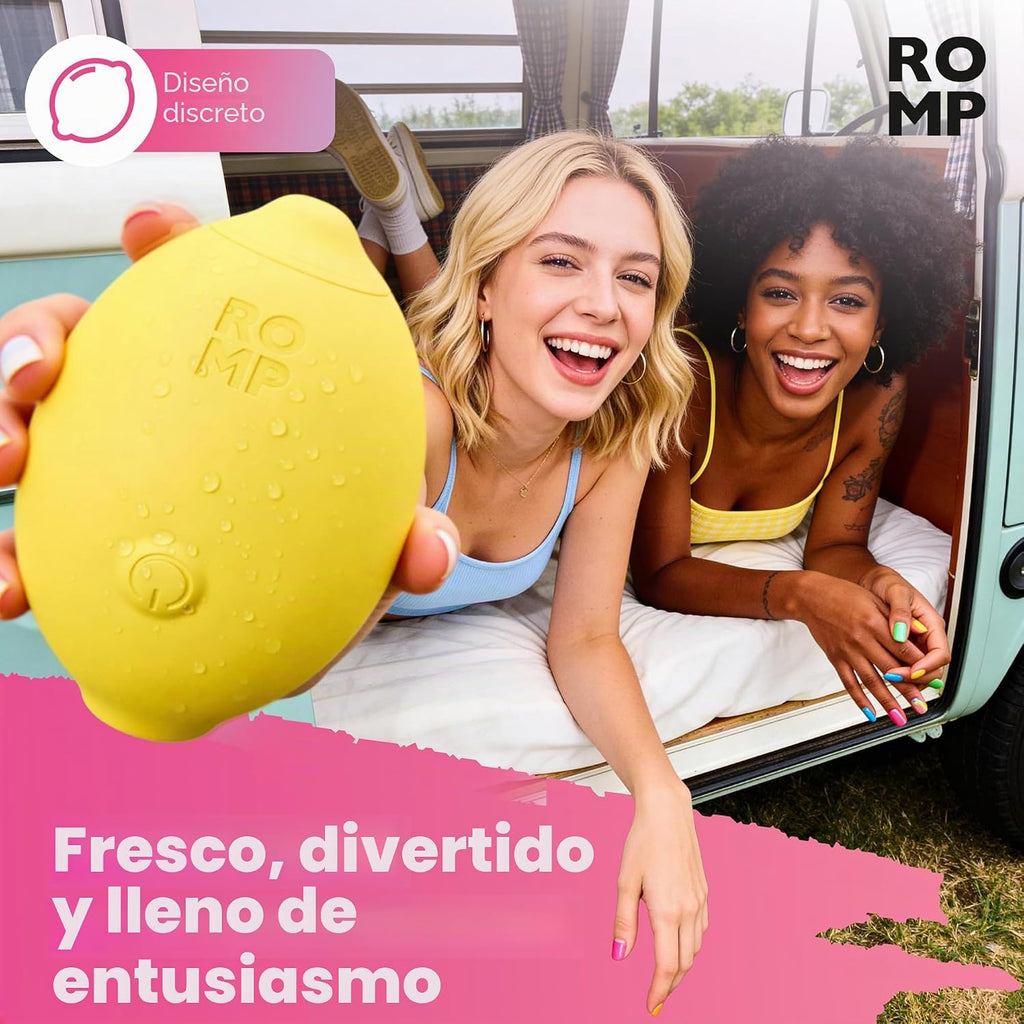 ROMP Vibrador de limón para mujer | Vibrador de succión de clítoris...