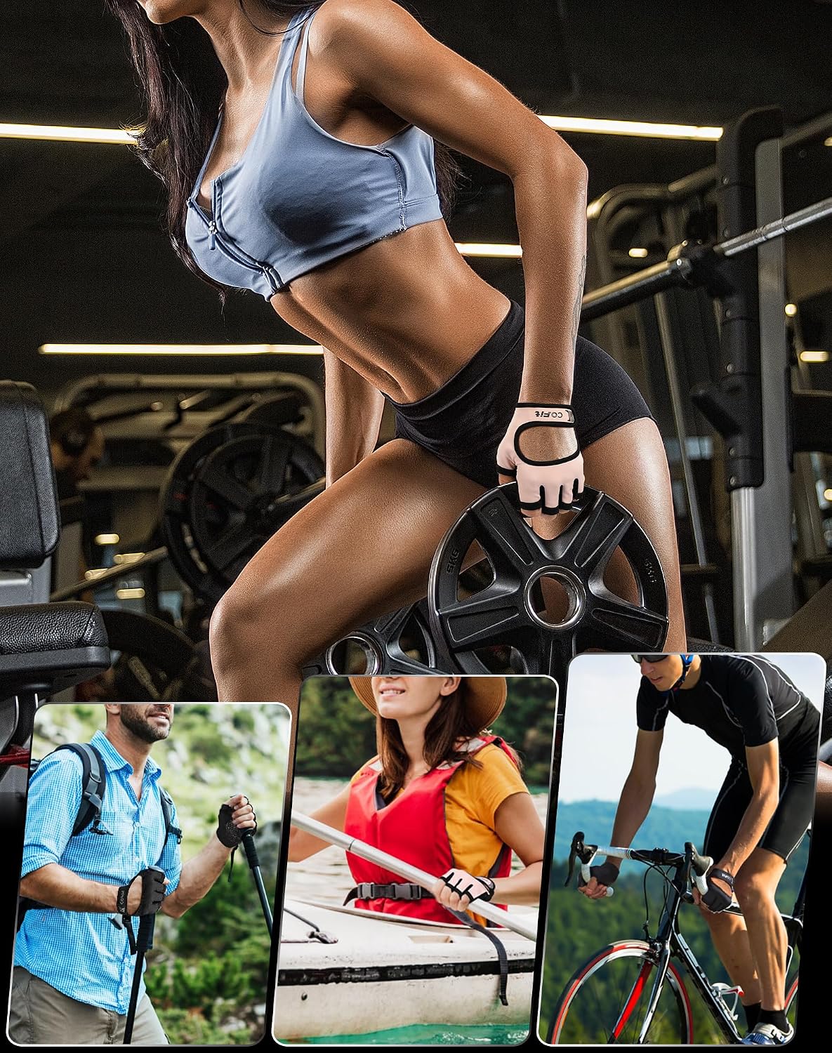 Guantes de entrenamiento COFIT transpirables y antideslizantes, gua...
