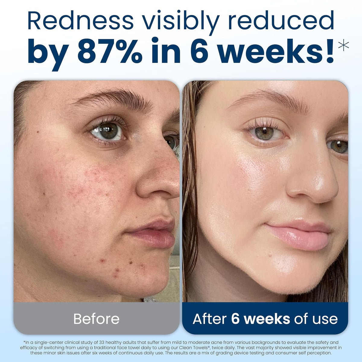 Clean Skin Club Toallas Faciales XL - Biológicas