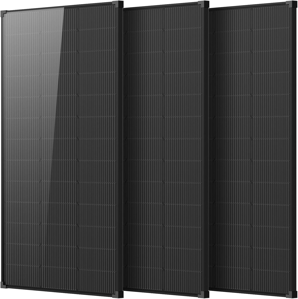 AeternaSol Paneles solares de 600 W, 3 paneles solares de 200 vatio...