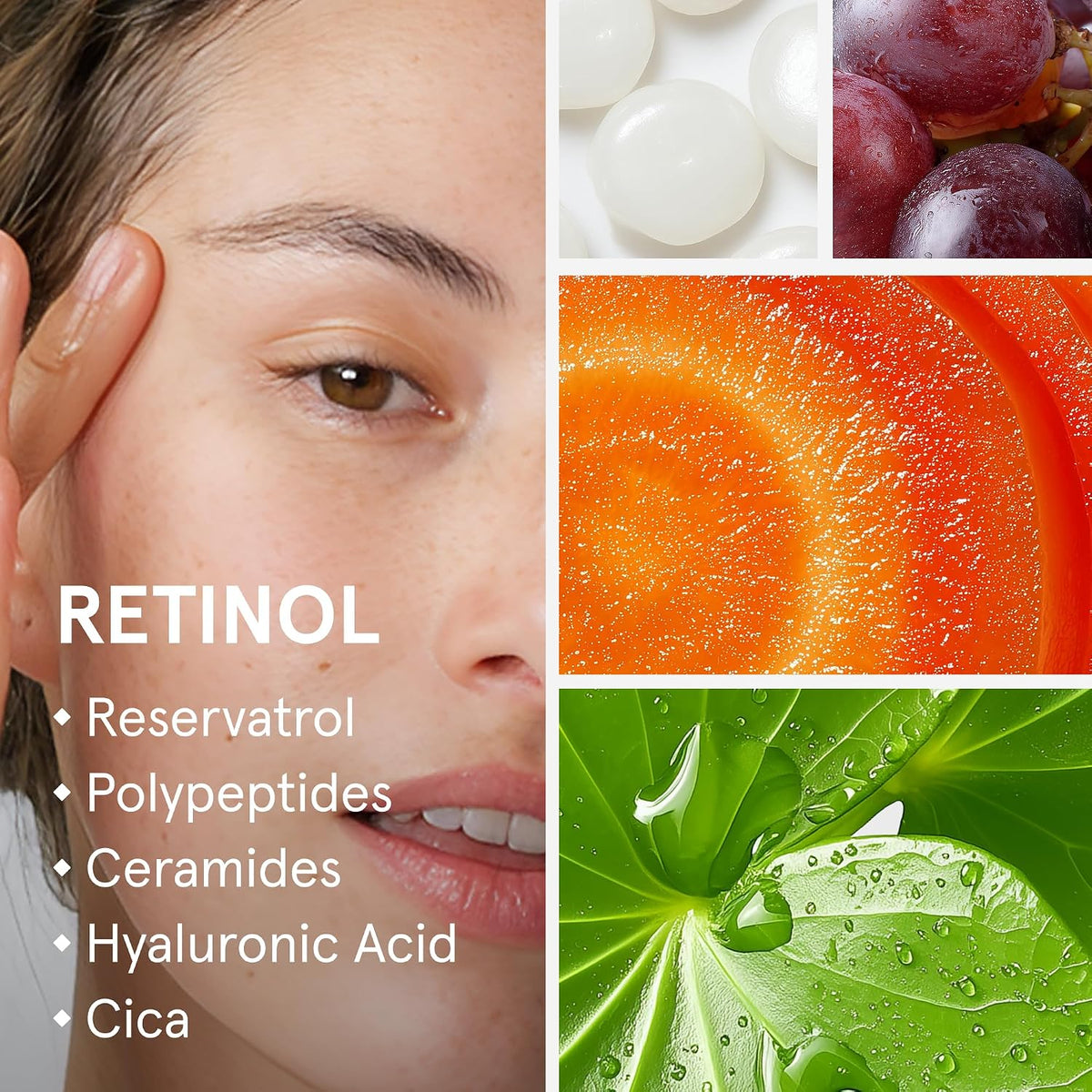 iRestore Suero de retinol para la cara, 1% de retinol con péptidos...