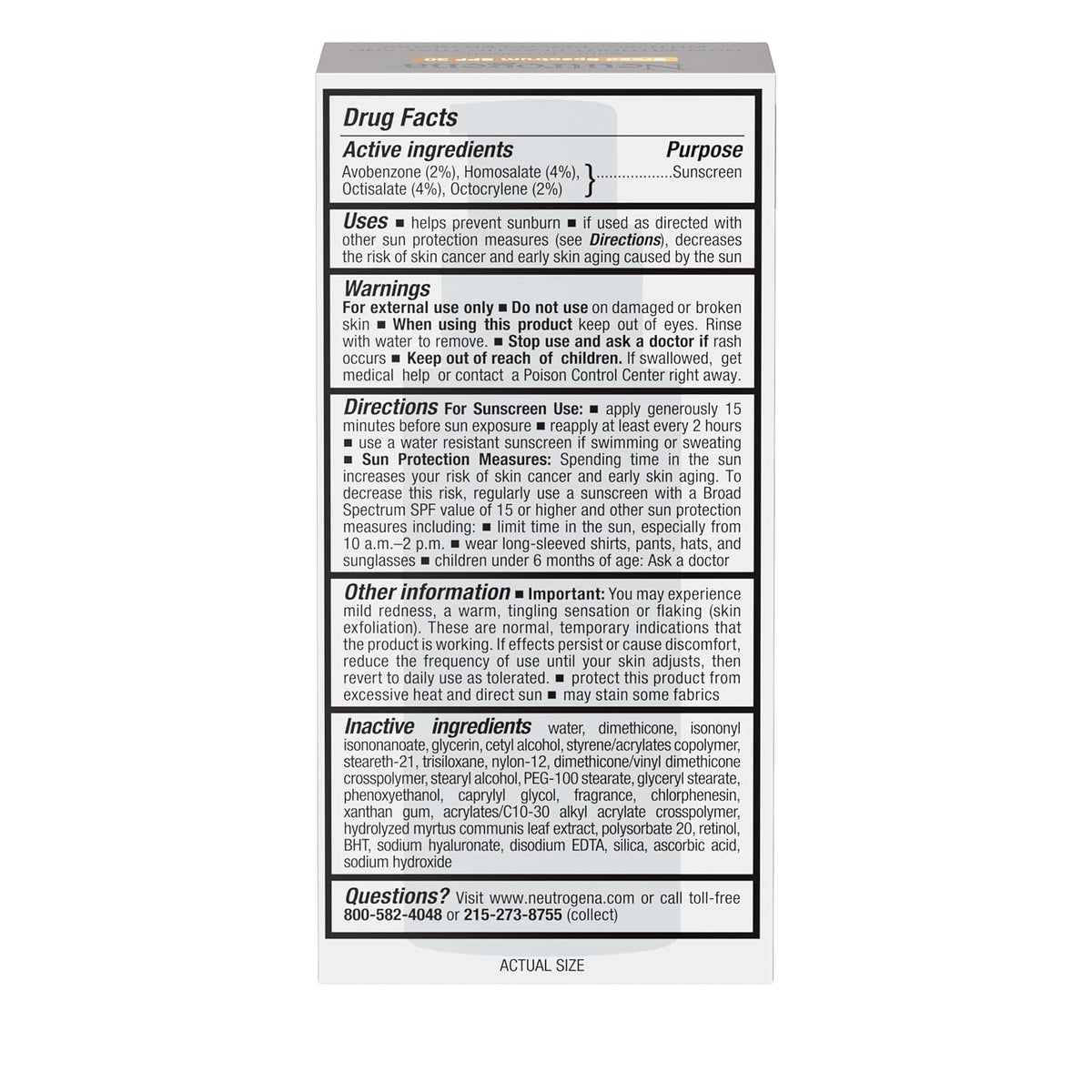 Neutrogena - Crema hidratante antiarrugas Rapid Wrinkle Repair Reti...
