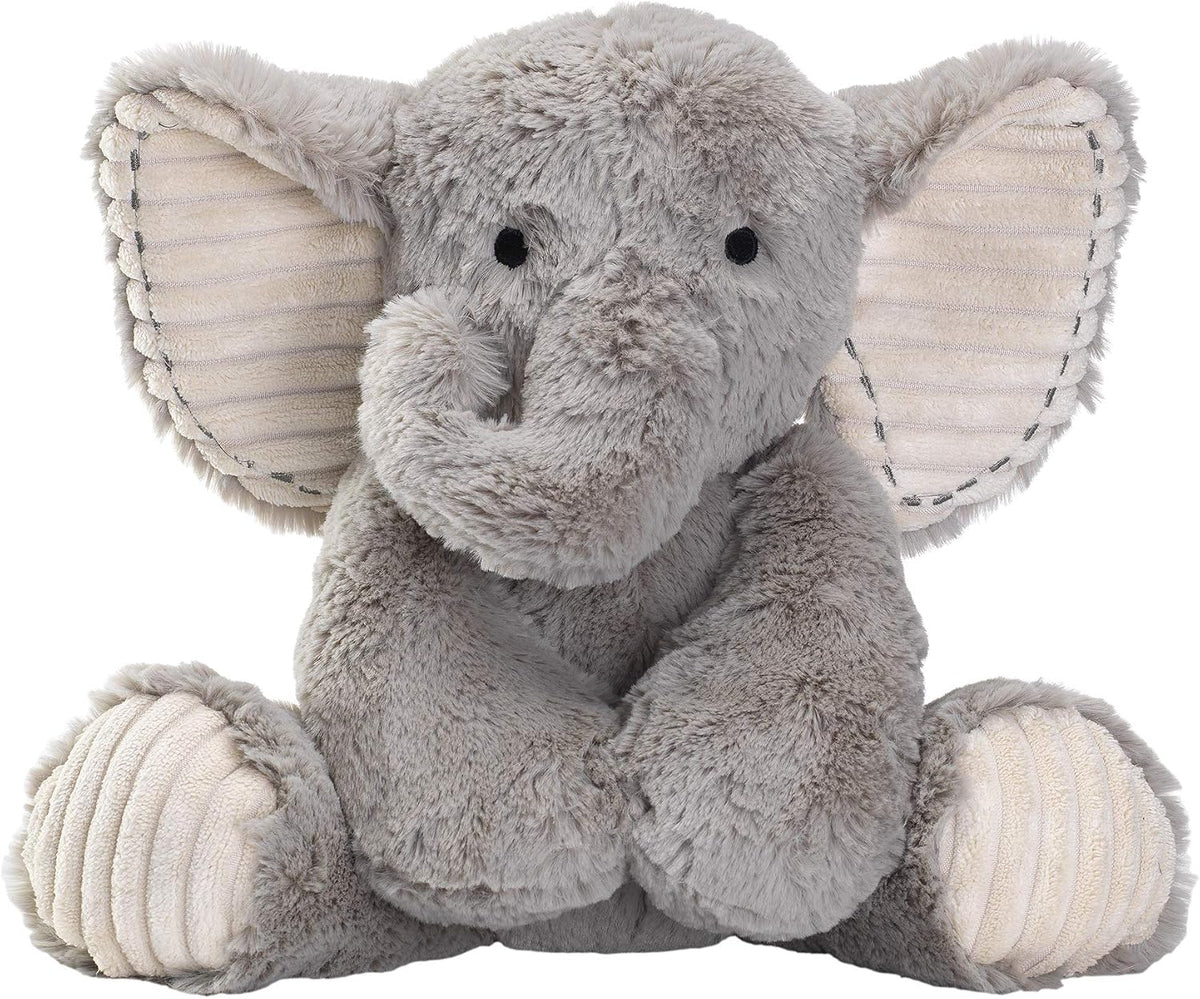 Lambs &amp; Ivy Jungle Safari Grey Plush Elephant Peluche Animal Ju...