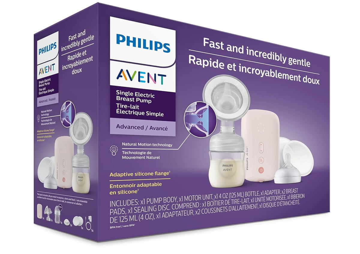 Philips Avent Extractor de leche eléctrico individual con tecnologí...