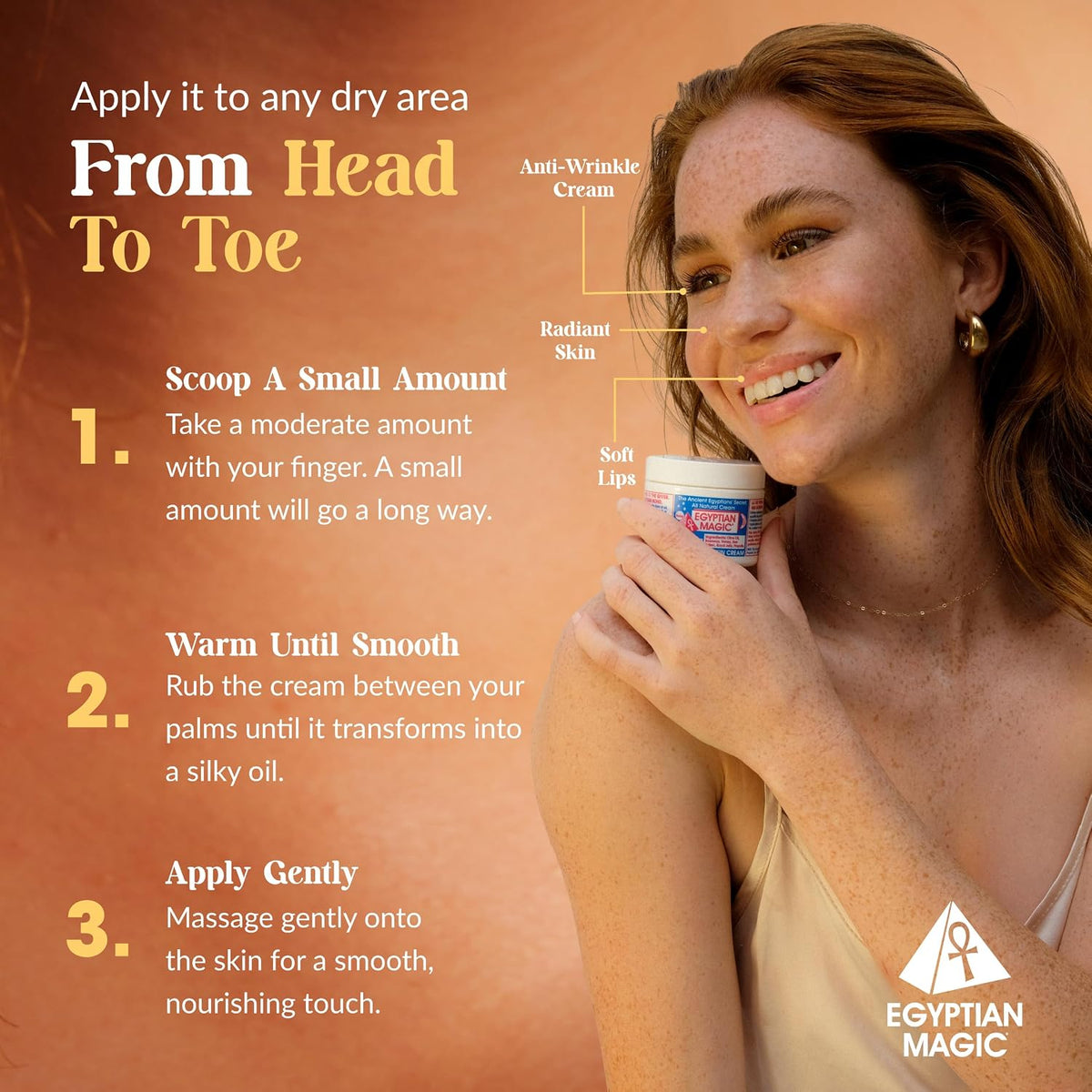 Magia egipcia - Crema hidratante multiusos para rostro, cuerpo y pi...