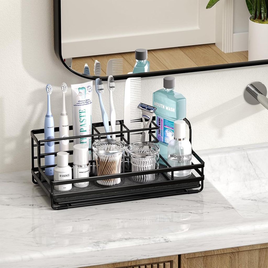 Portacepillos de dientes HapiRm para baño - Organizador de mostrado...