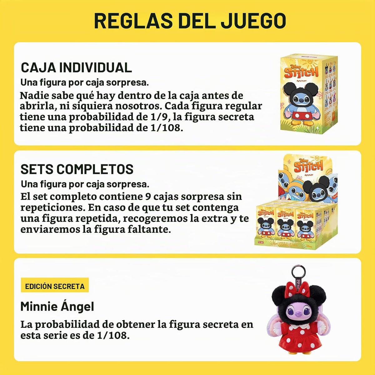 POP MART Stitch Adventure Series - Llavero de caja ciega, juego com...