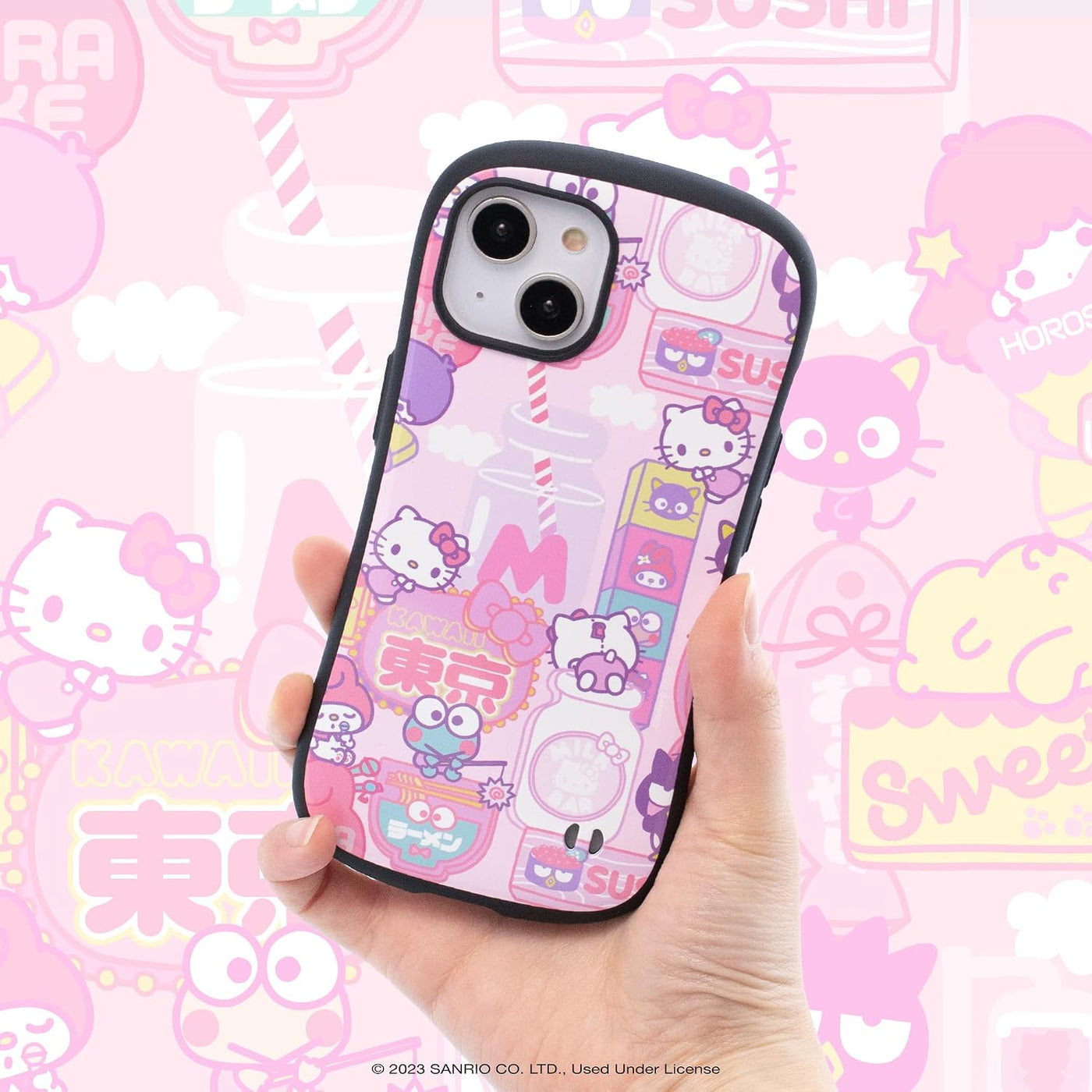 iFace Funda para iPhone 14 Plus (6.7") Hello Kitty y sus Amigos...