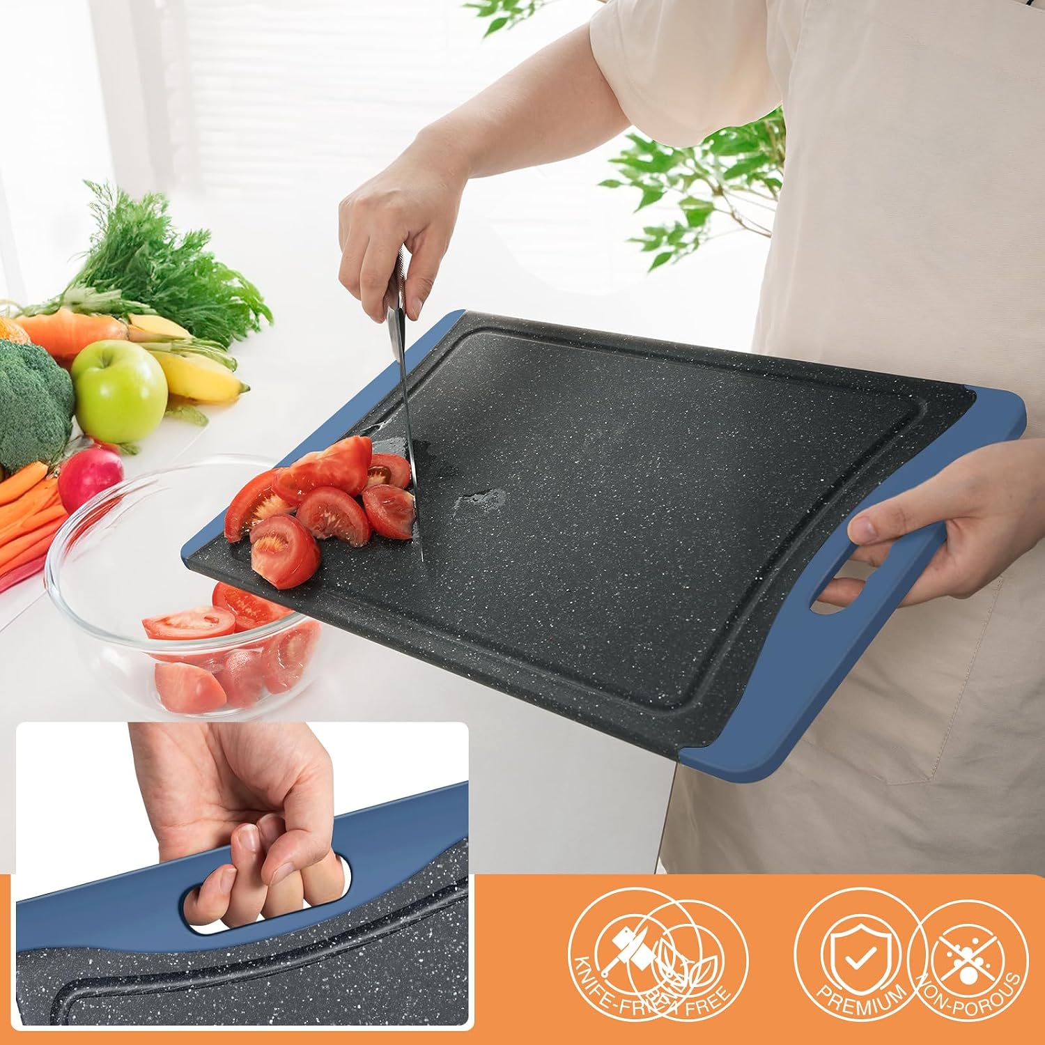 Tablas de cortar extra grandes, tablas de cortar de plástico para c...