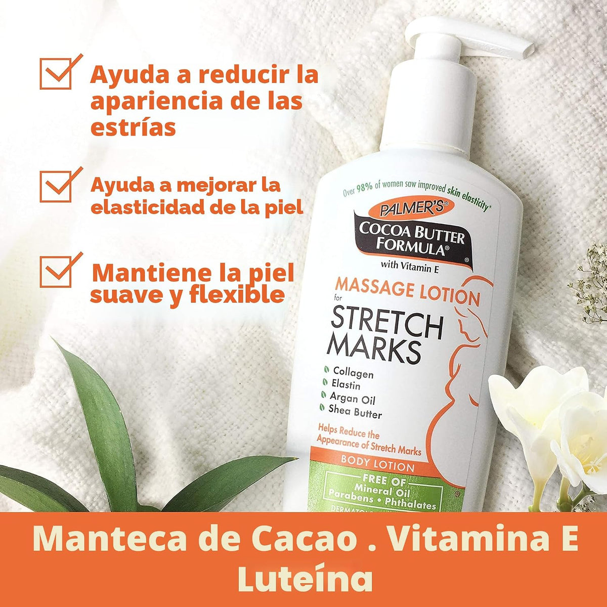 Palmers Palmers Manteca De Cacao Loción Para Las estrías, Paquete de 6