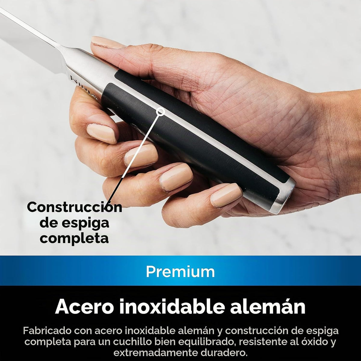 Ninja K30020 Foodi NeverDull System - Cuchillo de chef de 8 pulgada...