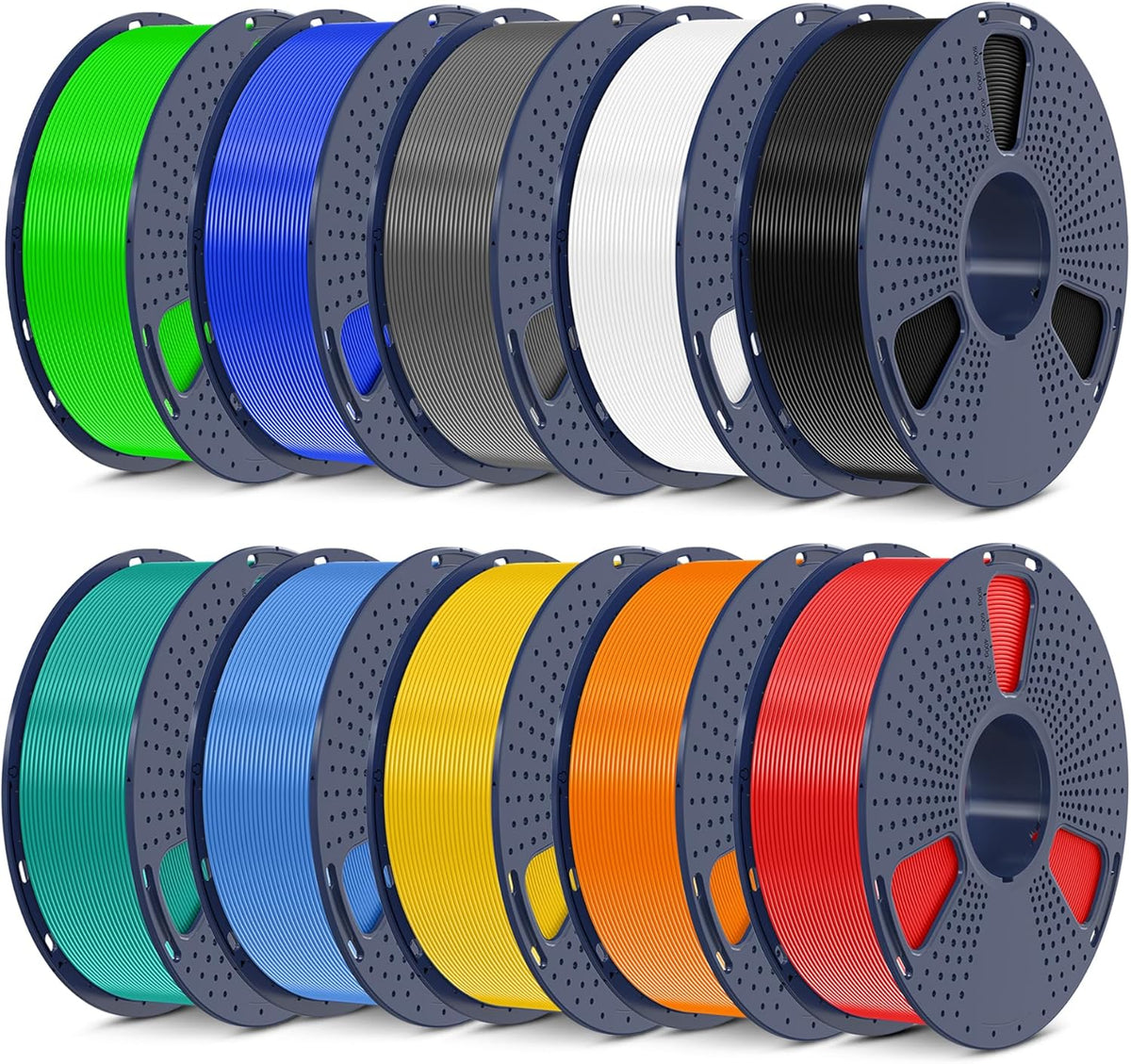 SUNLU PLA Plus - Filamento para impresora 3D, 0.069 pulgadas, 10 co...