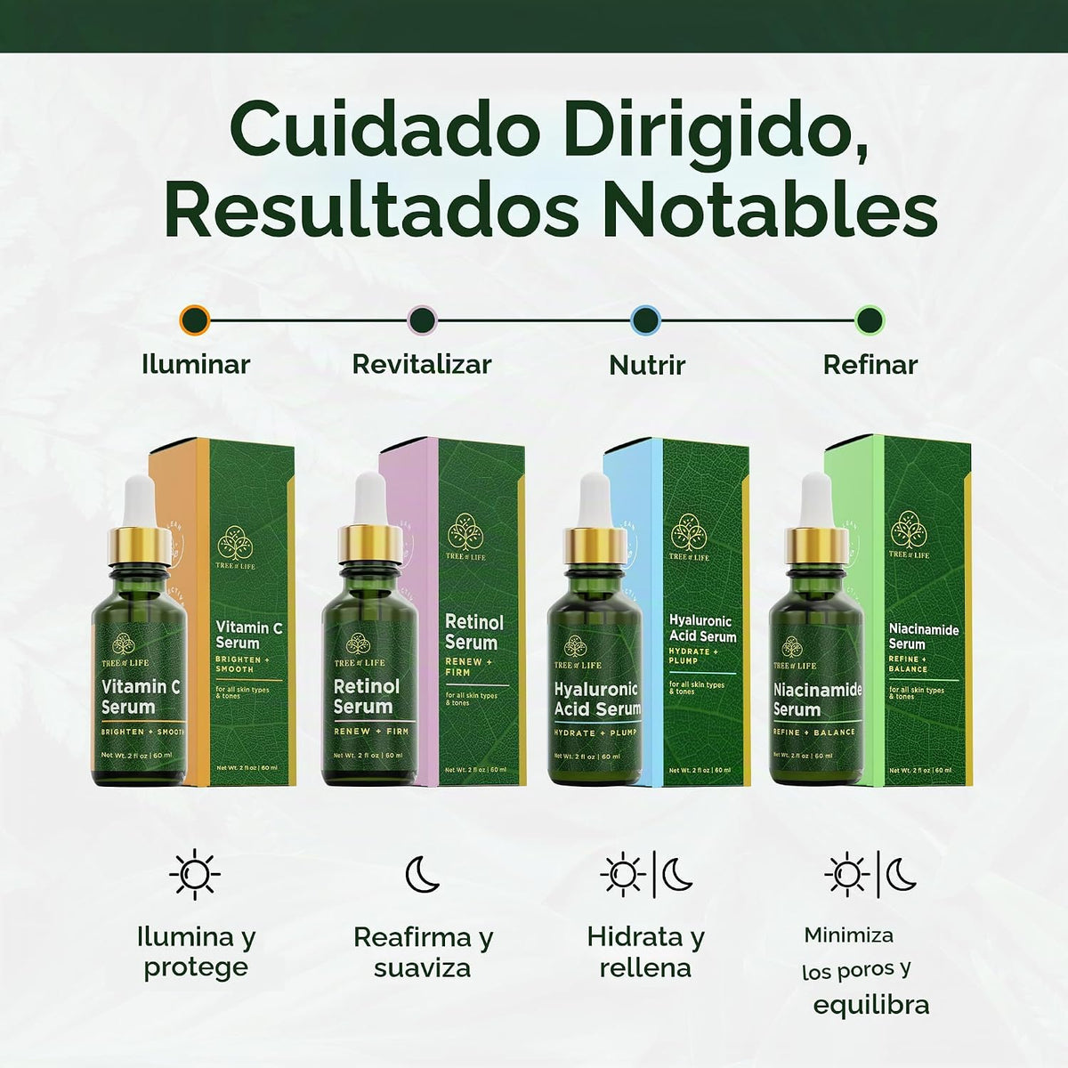 Tree of Life Face Serum Cuidado de la piel, suero facial para mujer...
