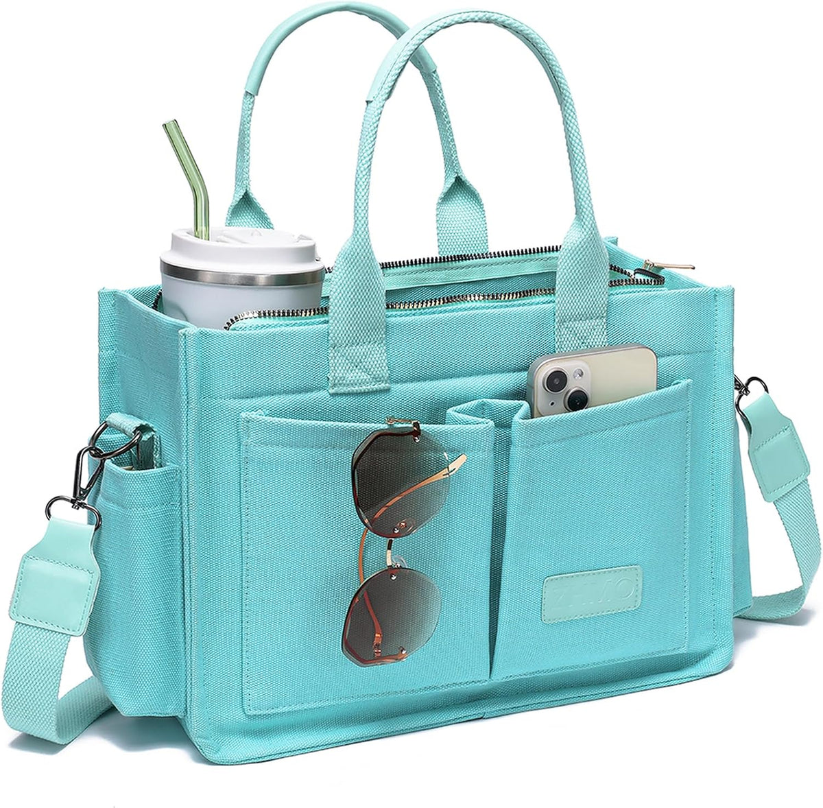ZHMO Bolso de lona para mujer, bolsos cruzados para mujer, bolsos d...