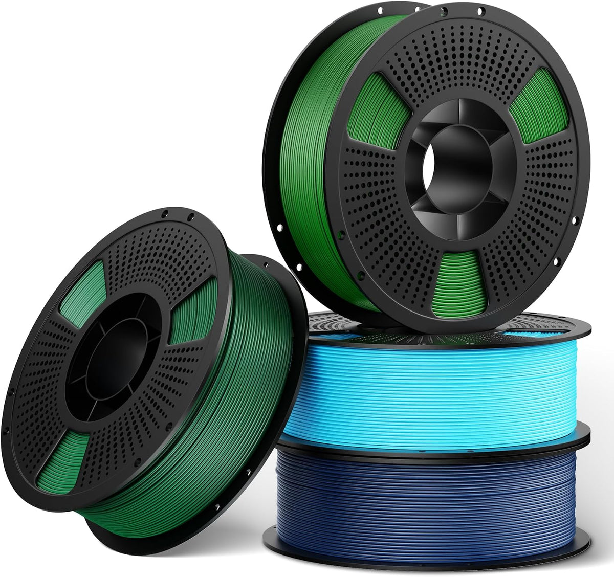 UJOY3D Paquete de filamento Hyper PLA+ de 8.8 lbs de 0.07 in, PLA+...