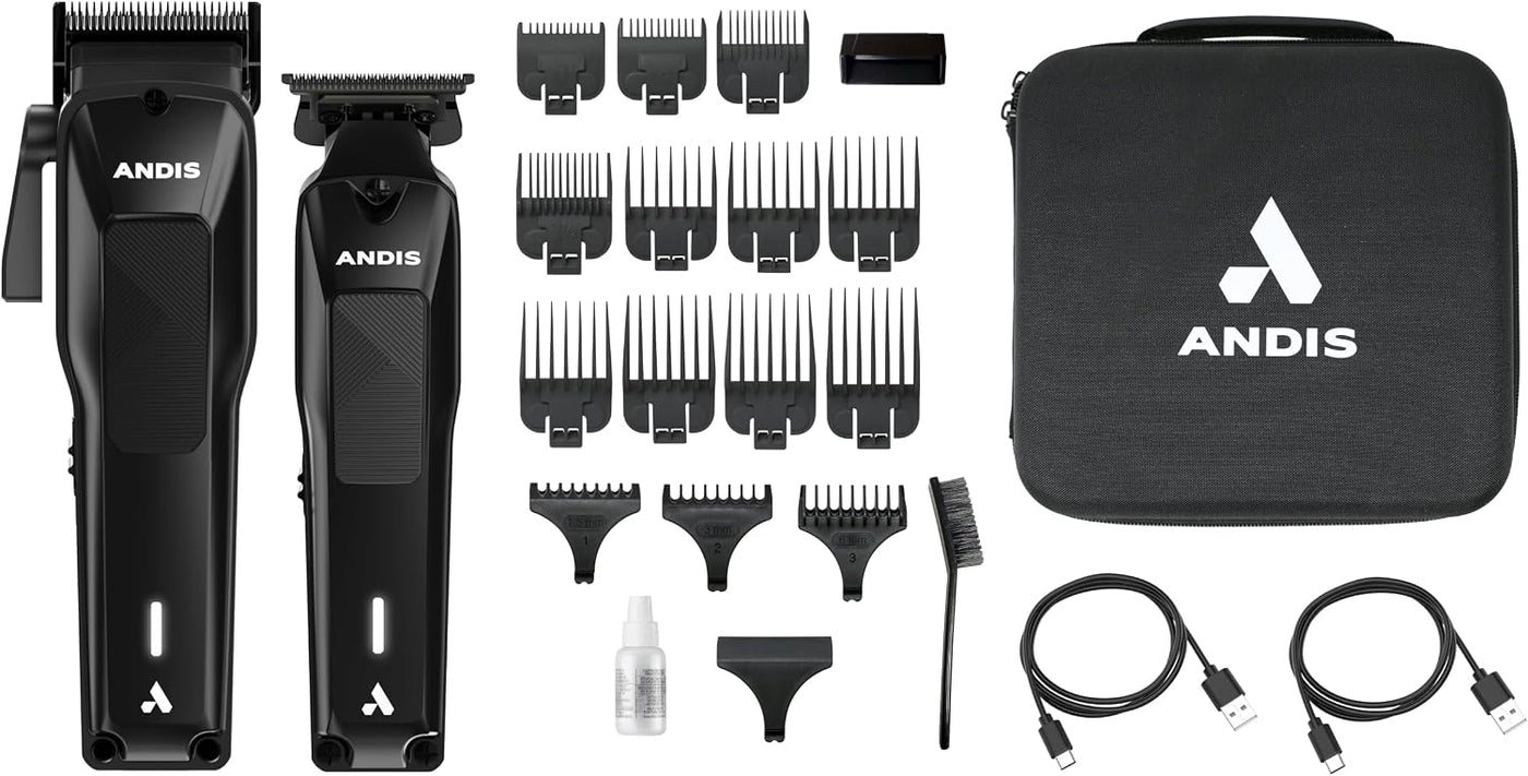 Andis 563534 Phenom - Kit combinado de corte de pelo y recortadora,...